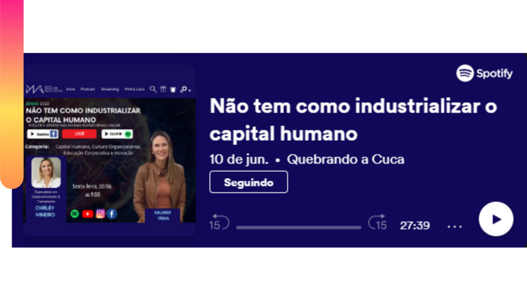 Não tem como industrializar o capital humano